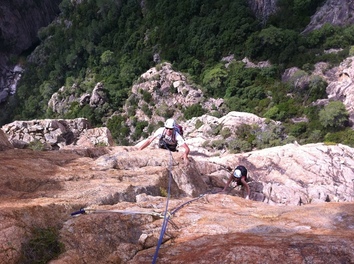 Course d'escalade au Castellucciu Course d'escalade au Castellucciu
