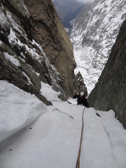 Couloir de gauche du lombarducciu Couloir de gauche du lombarducciu