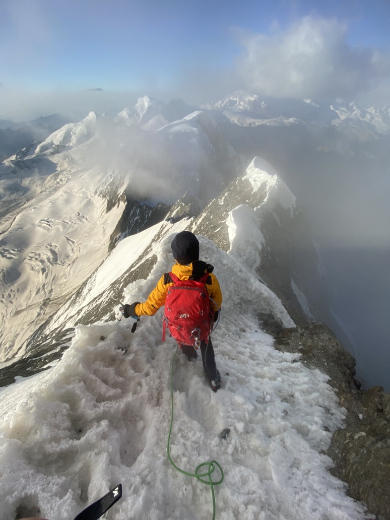 Traversée Alphubel bivouac Taschhorn