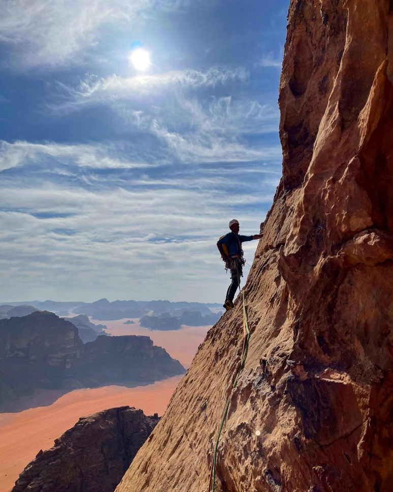 Jordan climbing