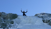 Cascade de glace en Corse