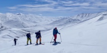 Ski autour du lac de Van en Turquie