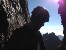 Voie du nid d'aigle à la Paglia Orba Voie du nid d'aigle à la Paglia Orba