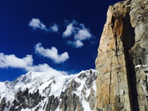 Alpinisme versant italien du Mont Blanc