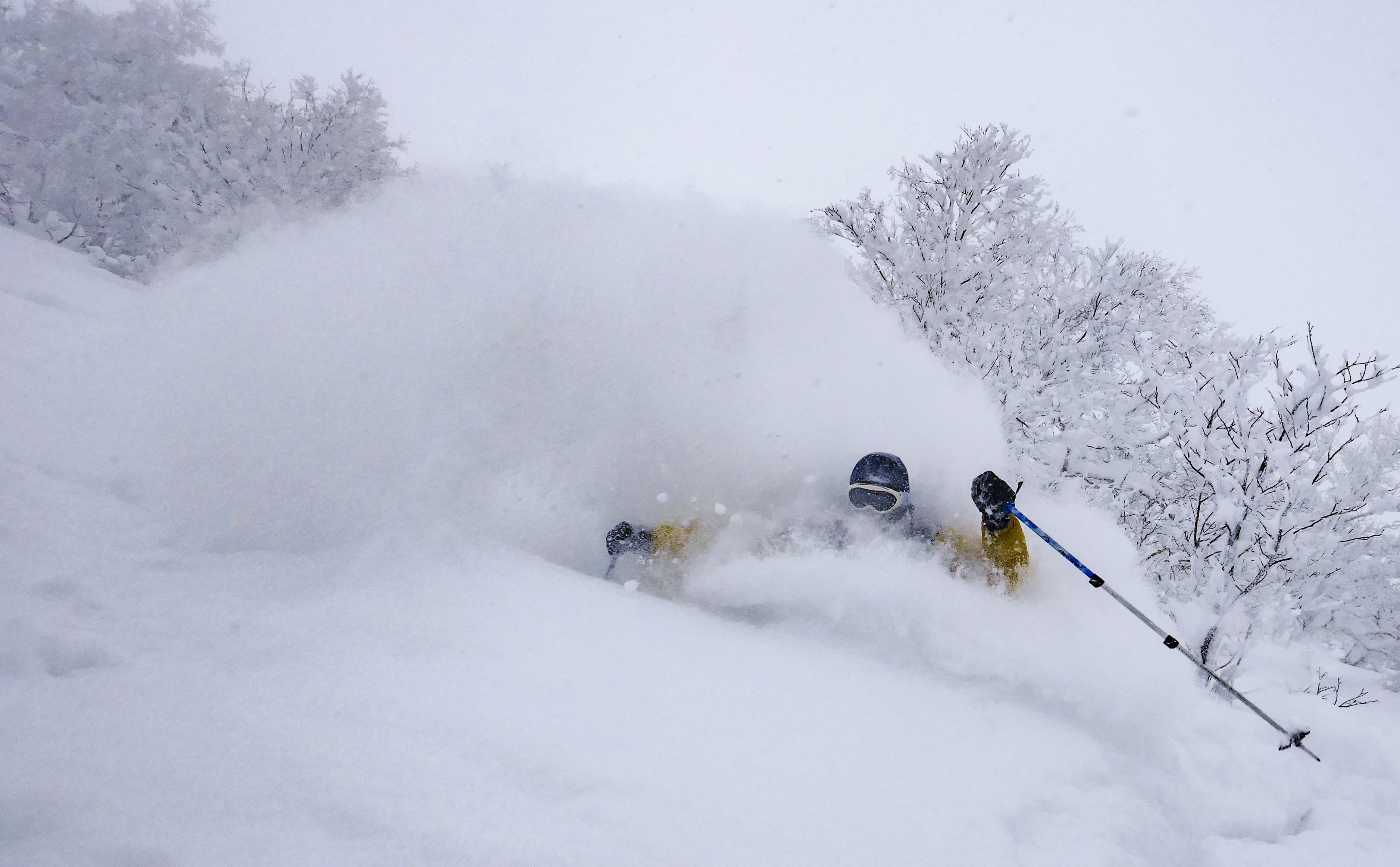 Ski au Japon sur l'île d'Hokkaidō