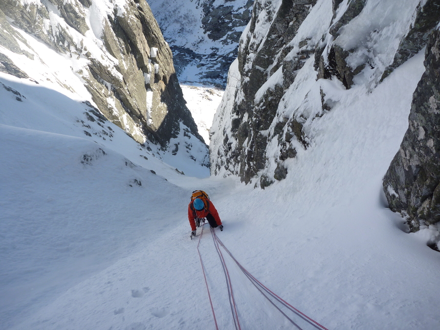 Couloir de gauche au Lombarducciu