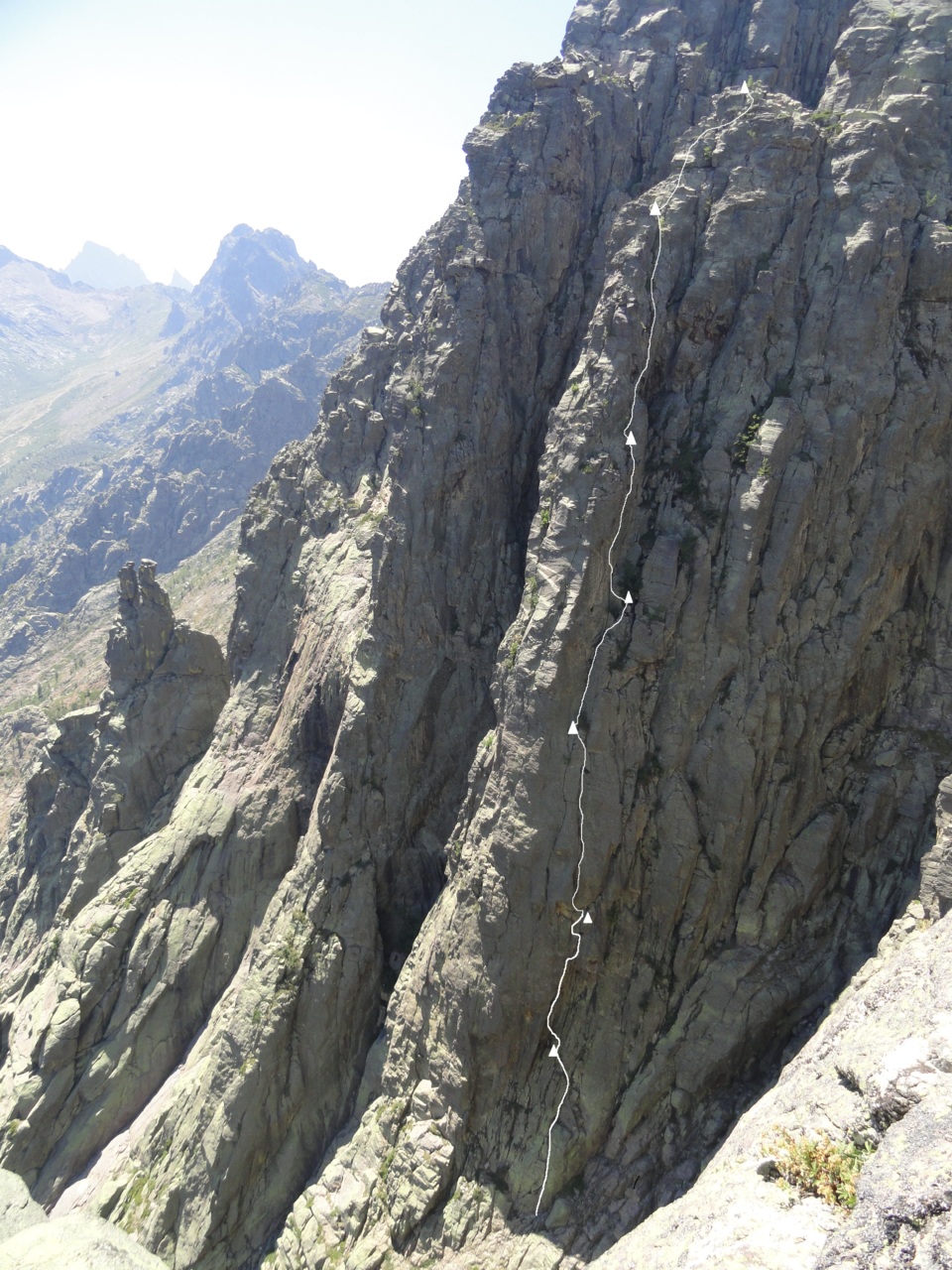 Capu di Marcia, nouvelle voie Capu di Marcia, nouvelle voie