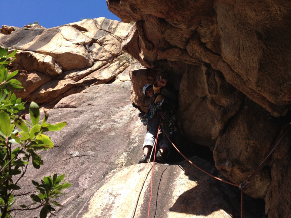 Nouvelle voie à Bavella Nouvelle voie à Bavella