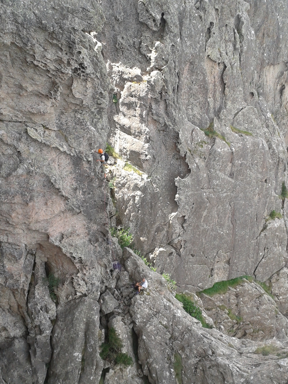 La splendide derniére longueur, prise du sommet par un fan ayant fait le déplacement dans ce but! La splendide derniére longueur, prise du sommet par un fan ayant fait le déplacement dans ce but!