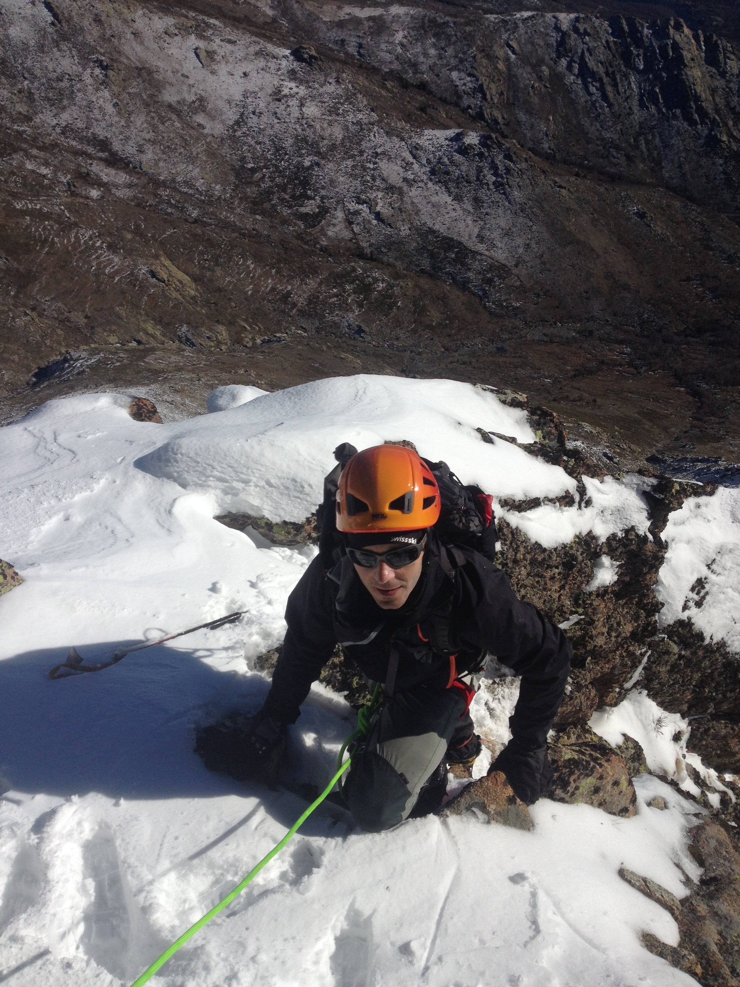 Traversée des Cinque Frati en hiver Traversée des Cinque Frati en hiver