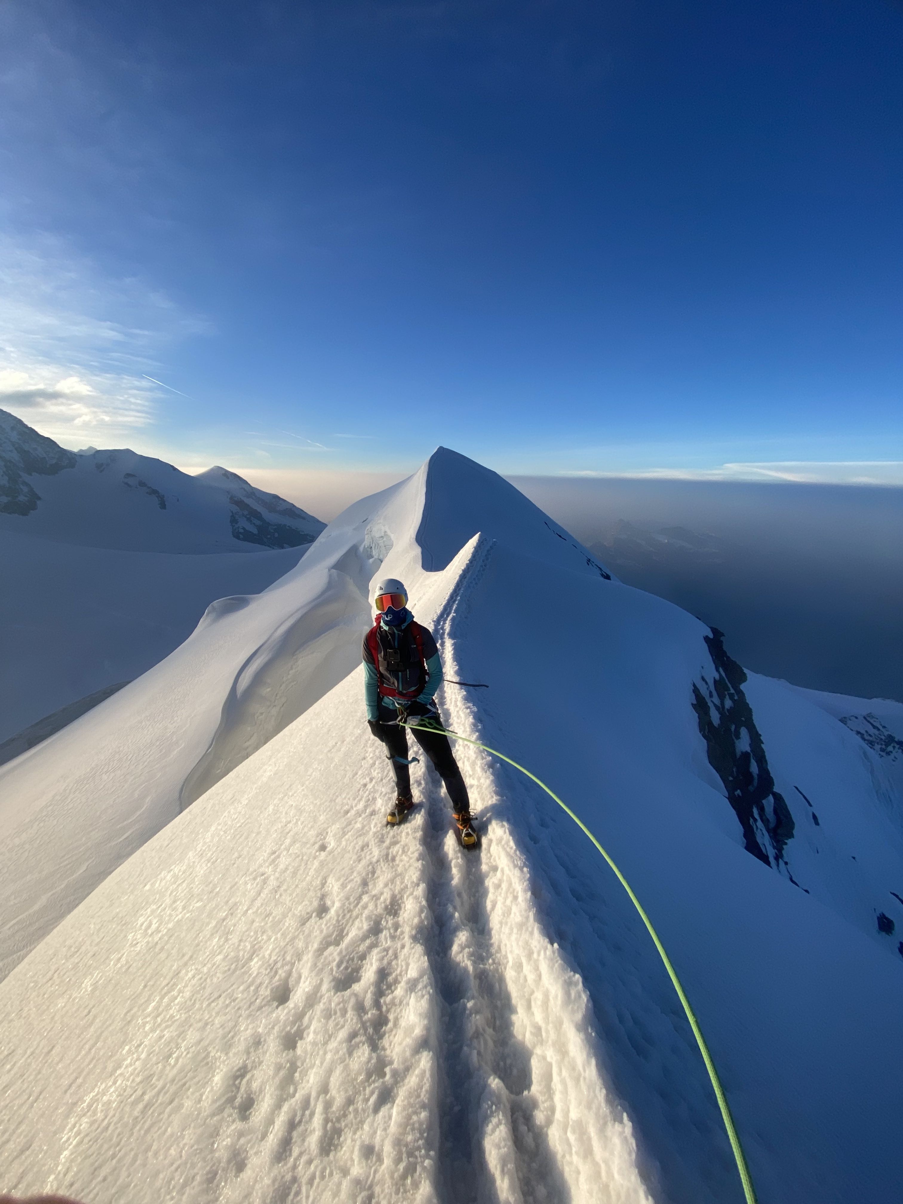 Alpinisme autour du Mont Rose