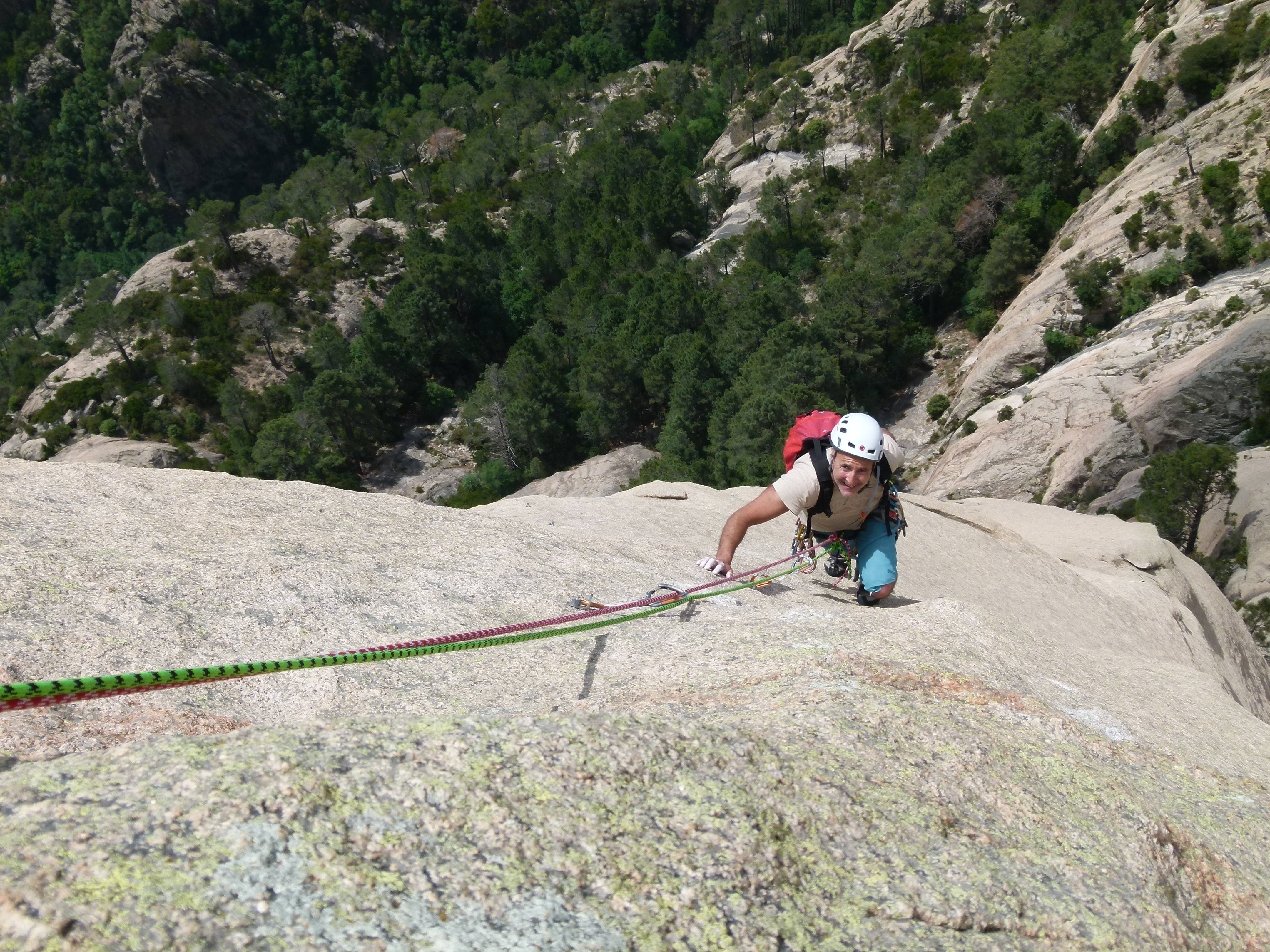 Le dos de l'éléphant, escalade à Bavella Le dos de l'éléphant, escalade à Bavella