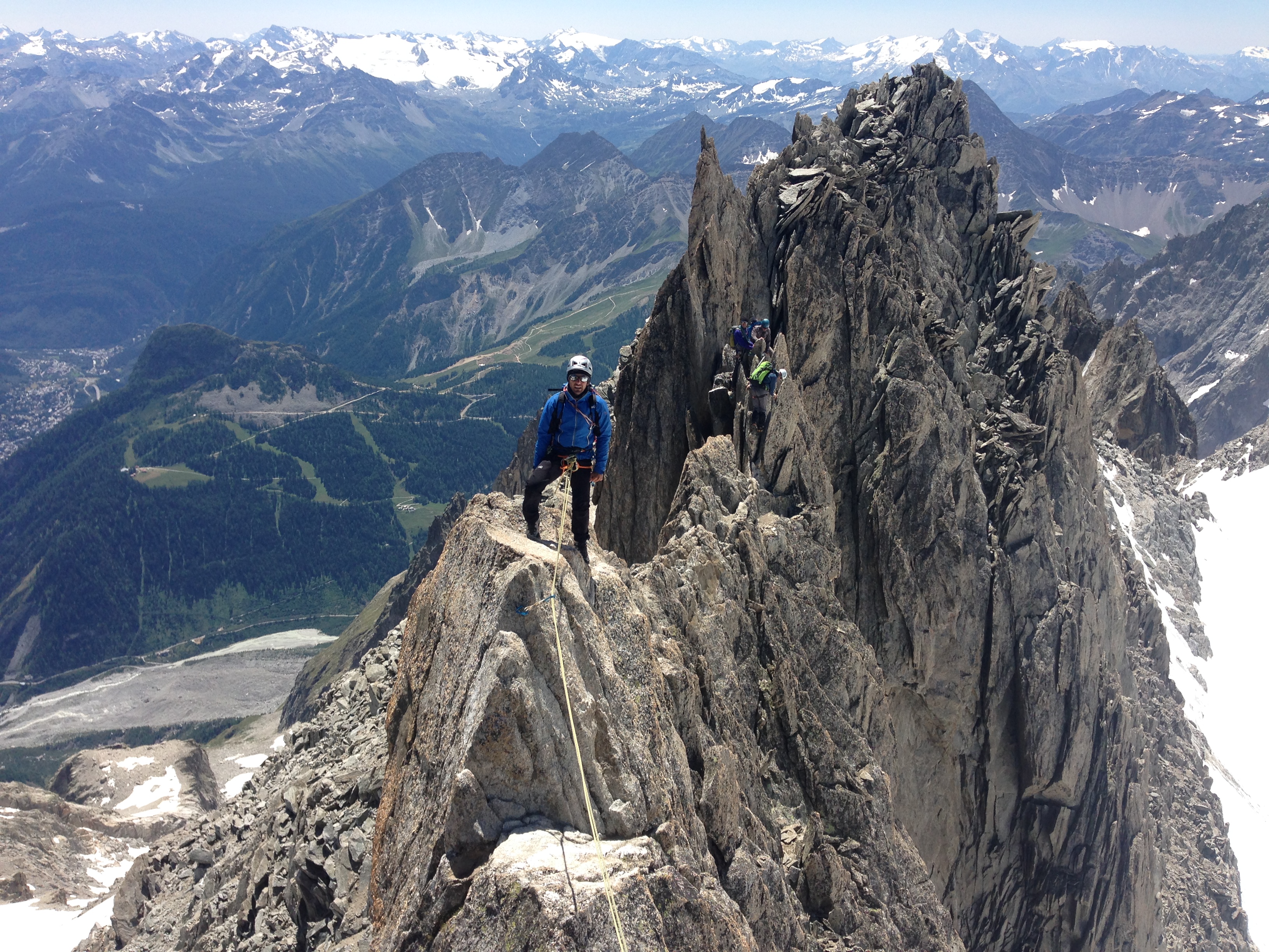 Traversée des Aiguilles d'Entrèves Traversée des Aiguilles d'Entrèves