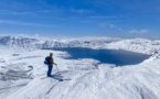 Ski autour du lac de Van en Turquie Ski autour du lac de Van en Turquie