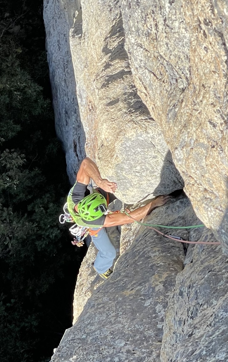 Escalade en grande voie à la journée