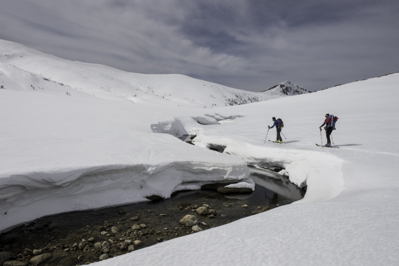 Le lac de Ninu en hiver