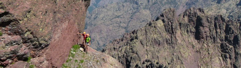 Voie Finch ou l'escalade à la Paglia Orba Voie Finch ou l'escalade à la Paglia Orba