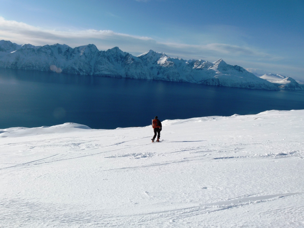 Norvège et ski de rando vers tromso