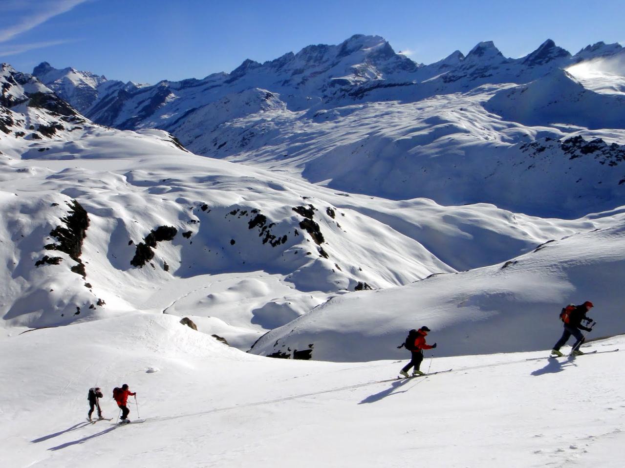 Raid à ski dans le massif du grand paradis