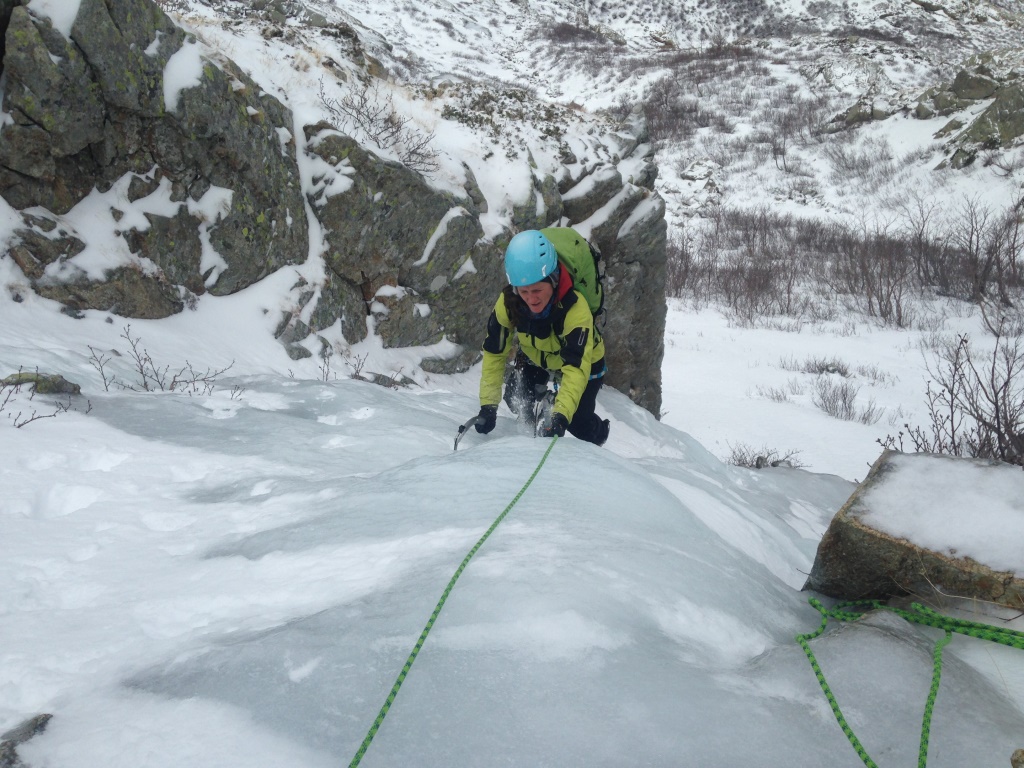 Enchainement de longueurs en glace Enchainement de longueurs en glace